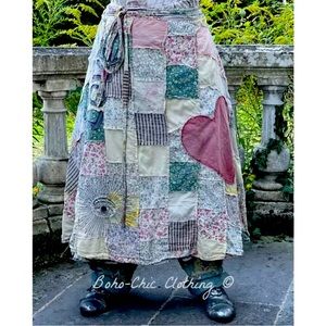 Magnolia Pearl Sascha Patchwork Skirt